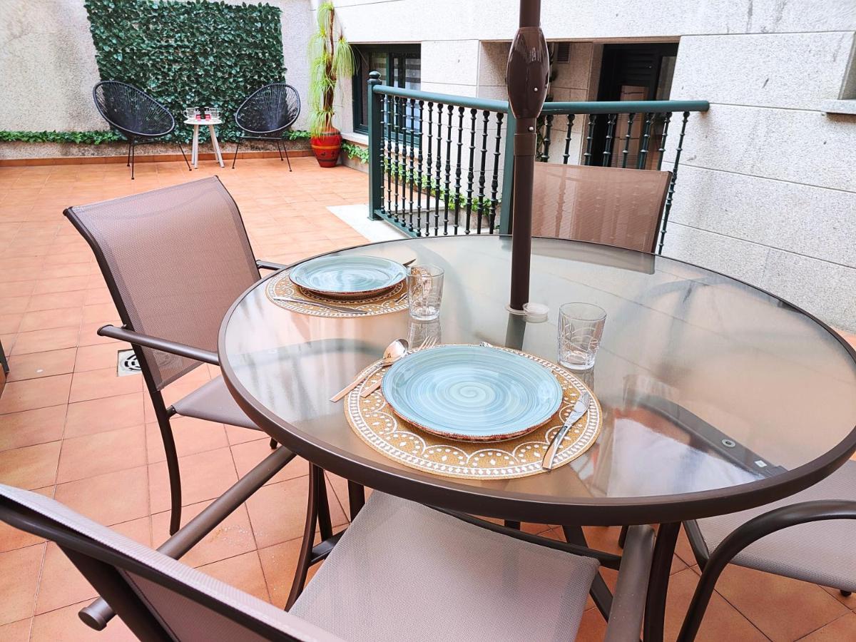 Bonito Apto Petfriendly Con Gran Terraza Y Parking Ideal Para Teletrabajar Vigo Exteriör bild
